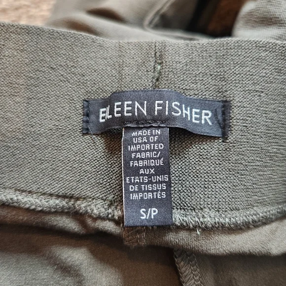 Eileen Fisher Stretch Crepe Slim Ankle Pants Size Small - Picture 4 of 8